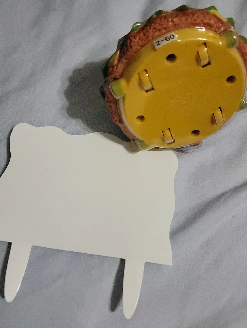 Cake Topper Sponge Character Yellow & Blue Car Toy